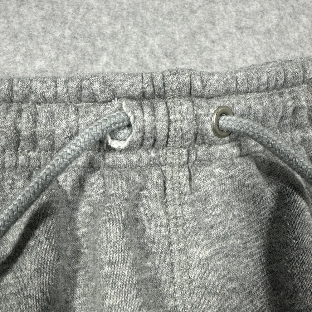 Nike Club Fleece Jogger Sweatpants Men's XL Gray Varsity Puff Print Logo